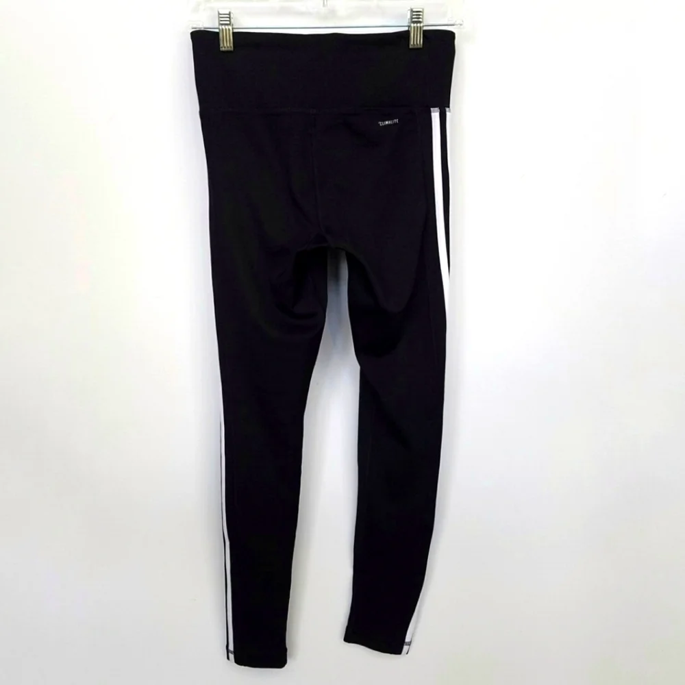 ADIDAS Climalite NWOT Full leg striped Leggings Size Small - Picture 6 of 14